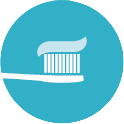 toothbrush graphic for oral hygiene
